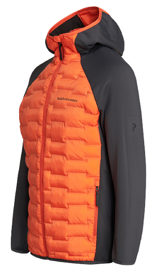 Куртка мужская Peak Performance Argon Hybrid Hood Zeal Orange - Фото 8 большая