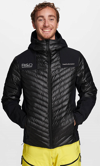 Куртка мужская Peak Performance Vertix Liner Patch Black - Фото 6 большая