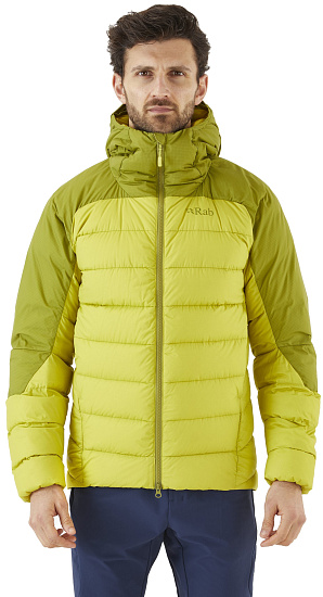 Куртка мужская Rab Infinity Alpine Aspen Green/Zest - Фото 3 большая