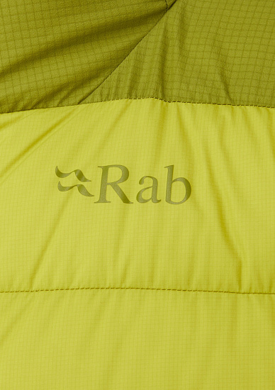 Куртка мужская Rab Infinity Alpine Aspen Green/Zest - Фото 5 большая