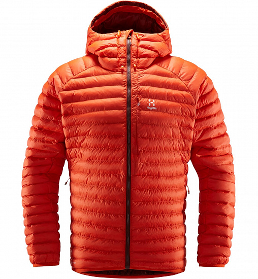 Куртка мужская Haglofs Essens Mimic Hood Habanero/Maroon Red - Фото 1 большая