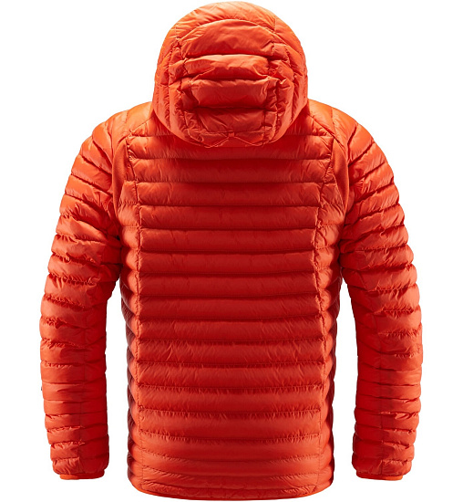 Куртка мужская Haglofs Essens Mimic Hood Habanero/Maroon Red - Фото 2 большая