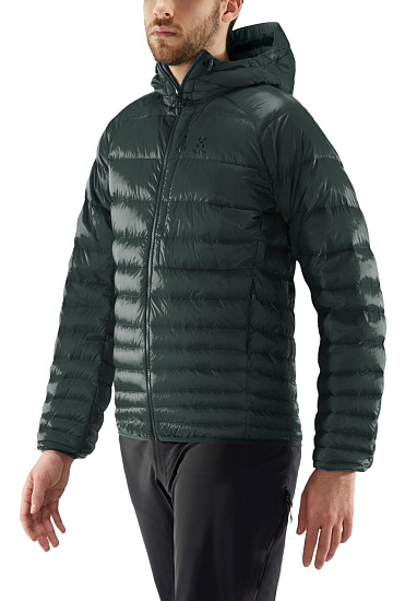 Куртка мужская Haglofs Essens Down Hood Mineral - Фото 3 большая