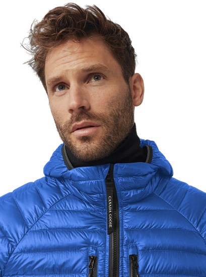 Куртка мужская Canada Goose Hybridge Lite Hoody-Q-PBI Royal Pbi Blue - Фото 7 большая