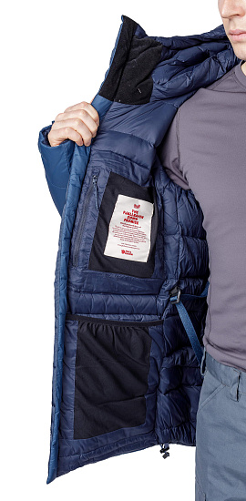 Куртка мужская Fjallraven Keb Expedition Down Storm-Night Sky - Фото 5 большая