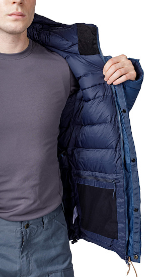 Куртка мужская Fjallraven Keb Expedition Down Storm-Night Sky - Фото 6 большая