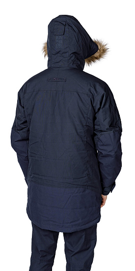 Куртка мужская Fjallraven Barents Parka Dark Navy - Фото 8 большая