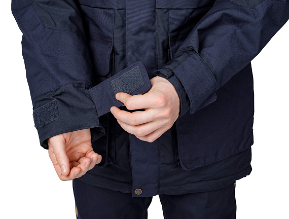 Куртка мужская Fjallraven Barents Parka Dark Navy - Фото 12 большая