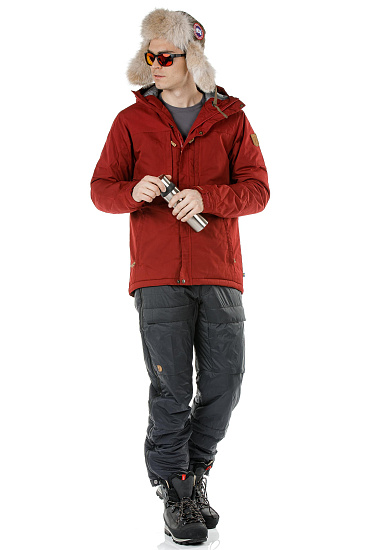 Куртка мужская Fjallraven Skogso Padded Red Oak - Фото 4 большая