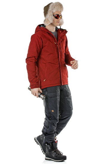 Куртка мужская Fjallraven Skogso Padded Red Oak - Фото 5 большая