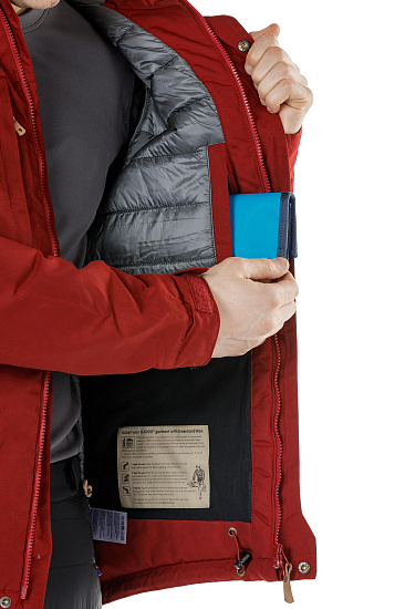 Куртка мужская Fjallraven Skogso Padded Red Oak - Фото 11 большая