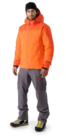 Куртка мужская Arcteryx Kappa Hoody Stellar Orange - Фото 8 большая