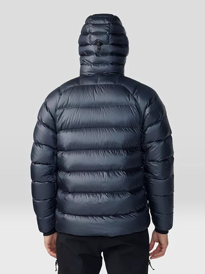 Куртка мужская Mountain Hardwear Phantom Alpine Down Hooded Blue Slate - Фото 2 большая