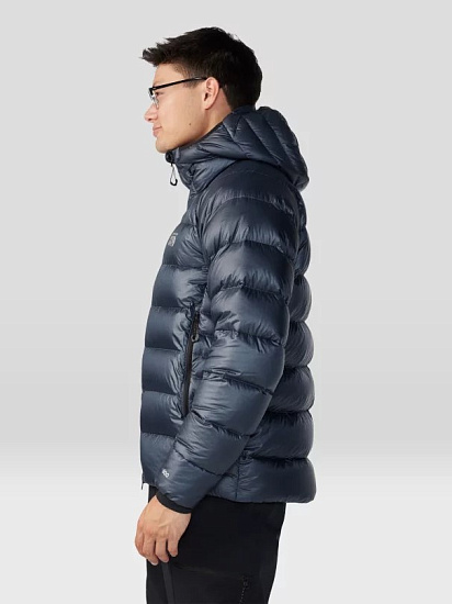 Куртка мужская Mountain Hardwear Phantom Alpine Down Hooded Blue Slate - Фото 3 большая