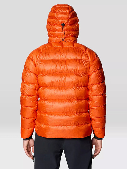 Куртка мужская Mountain Hardwear Phantom Alpine Down Hooded State Orange - Фото 5 большая