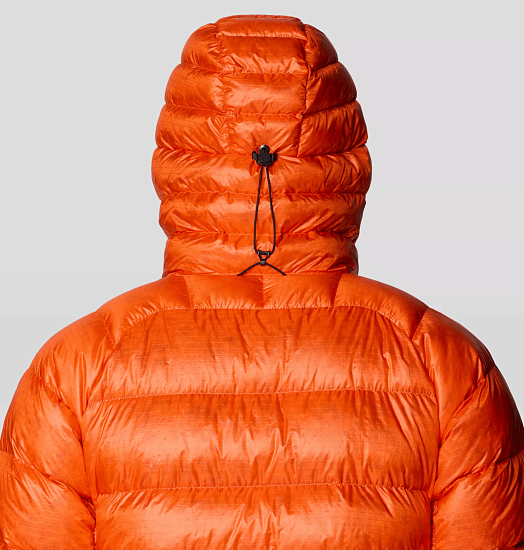 Куртка мужская Mountain Hardwear Phantom Alpine Down Hooded State Orange - Фото 7 большая