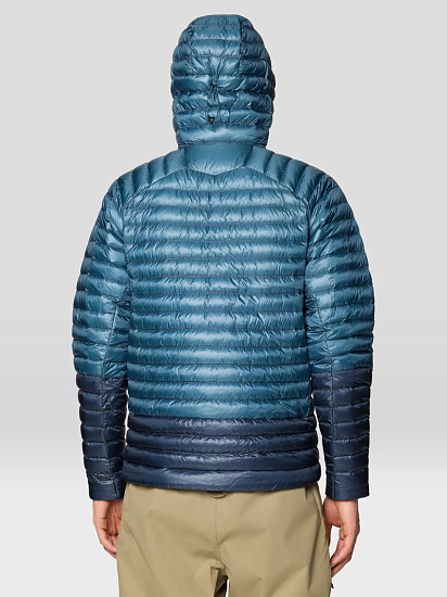 Куртка мужская Mountain Hardwear Ghost Whisperer Hoody Adriatic Blue - Фото 5 большая
