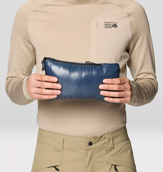 Куртка мужская Mountain Hardwear Ghost Whisperer Hoody Adriatic Blue - Фото 10 большая