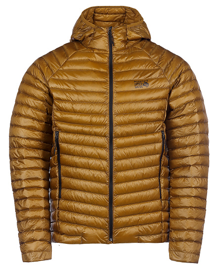 Куртка мужская Mountain Hardwear Ghost Whisperer Hoody Olive Gold - Фото 1 большая