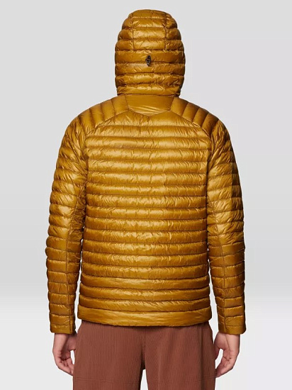 Куртка мужская Mountain Hardwear Ghost Whisperer Hoody Olive Gold - Фото 5 большая