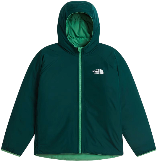 Куртка детская The North Face Reversible Perrito Hooded Dimmed Algae - Фото 3 большая