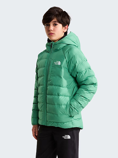 Куртка детская The North Face Reversible Perrito Hooded Dimmed Algae - Фото 4 большая