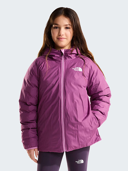 Куртка детская The North Face Reversible Perrito Hooded Hushed Lavender - Фото 4 большая