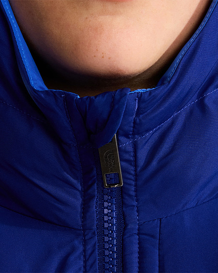 Куртка детская The North Face Reversible Perrito Hooded Bold Blue - Фото 8 большая