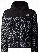Куртка детская The North Face Reversible Shasta F/Z Hooded TNF Black Vector Field Print