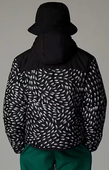Куртка детская The North Face Reversible Shasta F/Z Hooded TNF Black Vector Field Print - Фото 4 большая