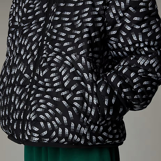 Куртка детская The North Face Reversible Shasta F/Z Hooded TNF Black Vector Field Print - Фото 10 большая