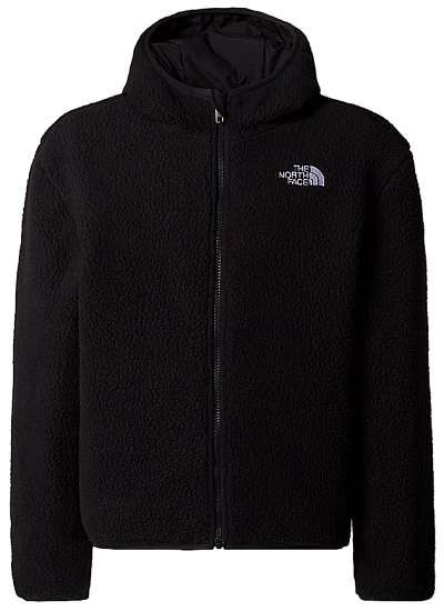 Куртка детская The North Face Reversible Shasta F/Z Hooded TNF Black Vector Field Print - Фото 14 большая