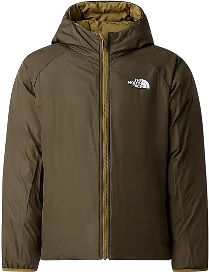 Куртка детская The North Face Reversible Perrito Hooded Cedar/New Taupe Green - Фото 3 большая