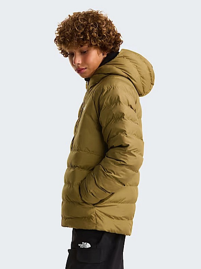 Куртка детская The North Face Reversible Perrito Hooded Cedar/New Taupe Green - Фото 5 большая