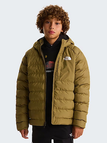 Куртка детская The North Face Reversible Perrito Hooded Cedar/New Taupe Green - Фото 8 большая