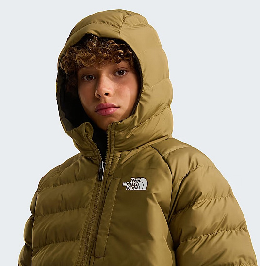 Куртка детская The North Face Reversible Perrito Hooded Cedar/New Taupe Green - Фото 10 большая