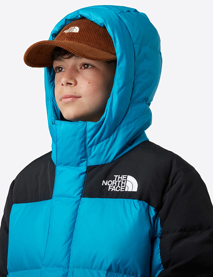 Куртка детская The North Face Himalayan Down Short Parka Meridian Blue - Фото 3 большая