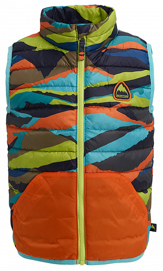 Жилет детский Burton Toddlers Evergreen Insulator Summit Stripe - Фото 1 большая
