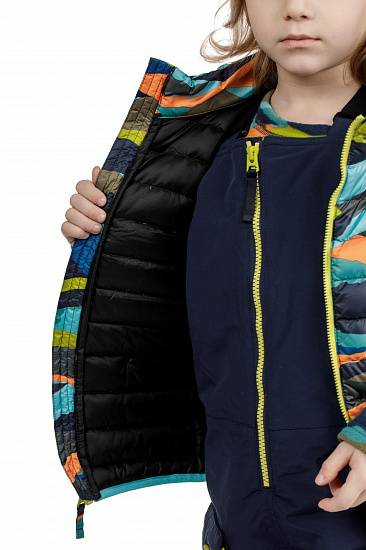 Жилет детский Burton Toddlers Evergreen Insulator Summit Stripe - Фото 6 большая