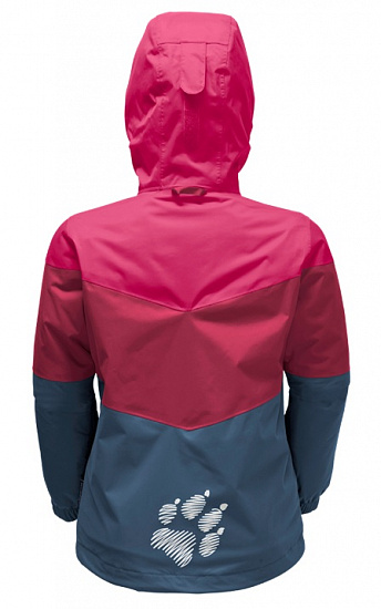 Куртка детская Jack Wolfskin Penguin Island Azalea Red - Фото 4 большая