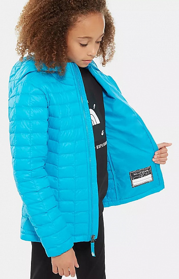 Куртка детская The North Face Thermoball Eco Hoodie Acoustic Blue - Фото 7 большая