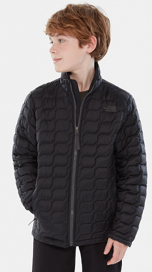 Куртка детская The North Face Thermoball Full Zip TNF Black - Фото 3 большая