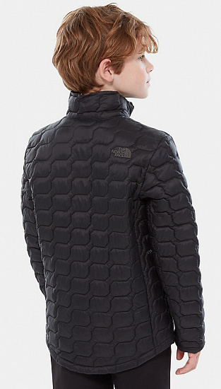 Куртка детская The North Face Thermoball Full Zip TNF Black - Фото 4 большая