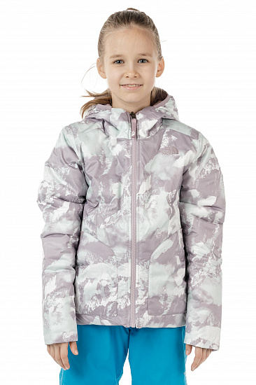 Куртка детская The North Face Reversible Perrito Ashen Purple Mtn Scape Print - Фото 5 большая