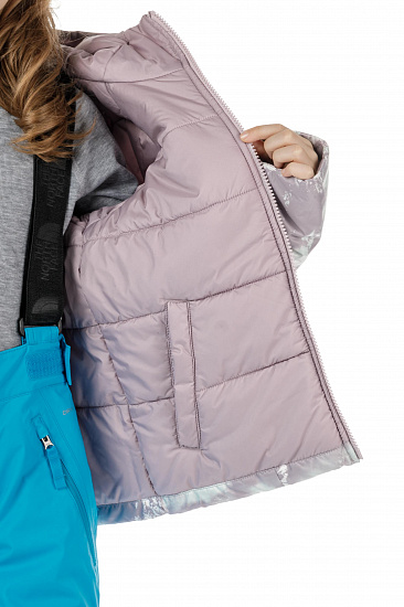 Куртка детская The North Face Reversible Perrito Ashen Purple Mtn Scape Print - Фото 8 большая