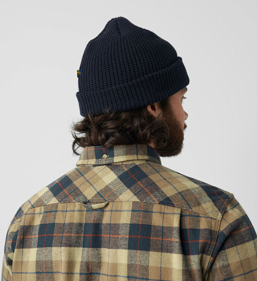 Рубашка мужская Fjallraven Singi Heavy Flannel Super Grey/Stone Grey - Фото 7 большая