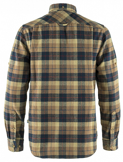 Рубашка мужская Fjallraven Singi Heavy Flannel Dark Sand - Фото 2 большая