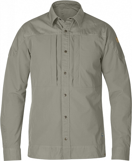 Рубашка мужская Fjallraven Keb Trek LS Fog - Фото 1 большая