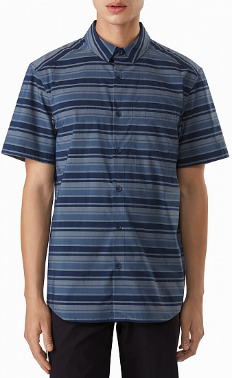 Рубашка мужская Arcteryx Brohm Striped SS Limitless Depth - Фото 2 большая