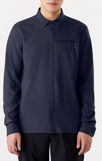 Рубашка мужская Arcteryx Skyline LS Black Sapphire - Фото 2 большая